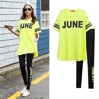 Set: Loose-fit T-shirt + Leggings