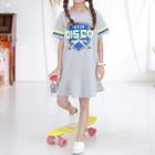 Family Matching Short-sleeve Print T-shirt Dress