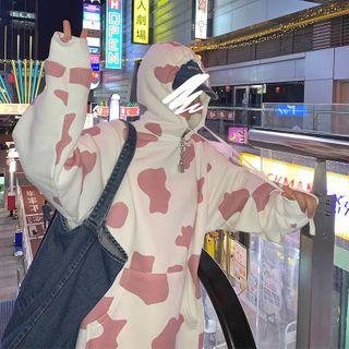 Cow Printed Hoodie