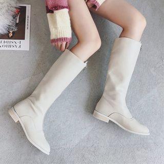 Zip-front Tall Boots