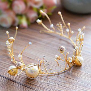 Set: Wedding Tiara + Clip-on Earring
