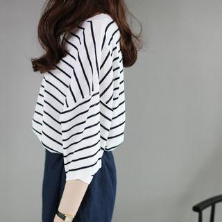 Stripe Loose-fit Top