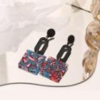 Retro Geometric Trim Shape Earring As Shown In Figure - One Size