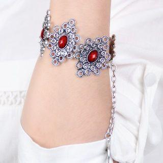Cutout Jeweled Bracelet