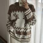 Deer Jacquard Sweater