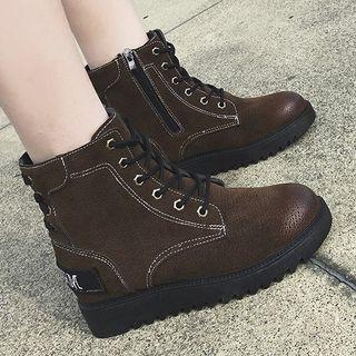 Lace-up / Zip-up Ankle Boots