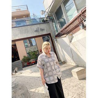 Rollup-sleeve Paisley Shirt