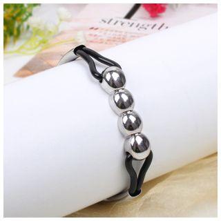 Pea Faux Leather Bracelet
