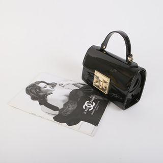 Metal-closure Flap Patent Satchel