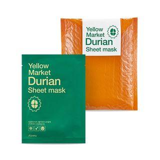Apieu - Yellow Market Durian Sheet Mask Set 21g X 10 Pcs