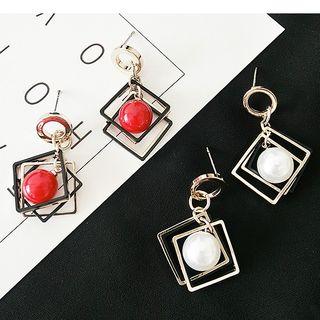 Multi-square Drop Earring
