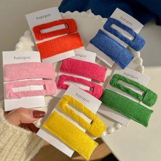 Set Of 2: Hair Clip + Hollow Hair Clip