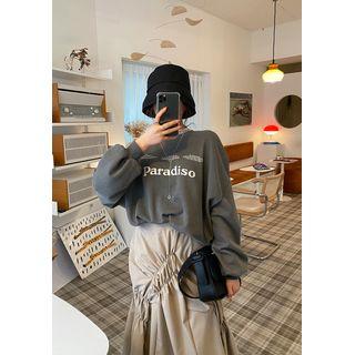 Paradiso Letter Oversize Sweatshirt