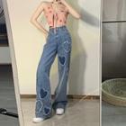 High Waist Wide Leg Jeans / Halter Top