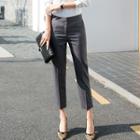 Slim-fit Plain Dress Pants