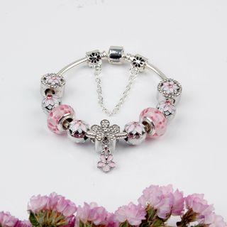 Floral Charm Bracelet