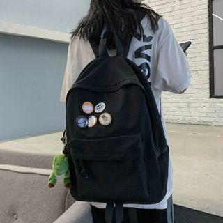 Set Nylon Backpack + Badge