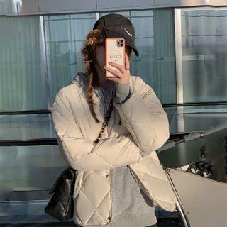 Quilted Zip Jacket / Hoodie