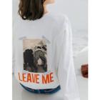 Plus Size Leave Me Lettered T-shirt