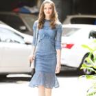 Long-sleeved Slim Lace Mermaid Dress