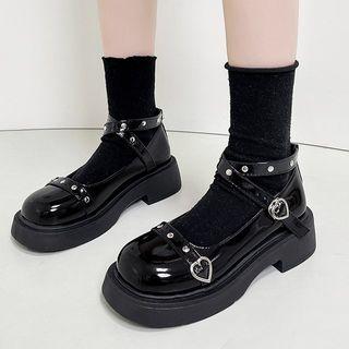 Ankle Strap Patent Mary Jane Shoes