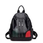 Genuine Leather Panel Backpack