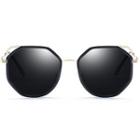 Metal-frame Geometric Sunglasses