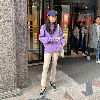 Slit-side Sweatshirt In 6 Colors