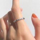 Geometric Bead Open Ring Open Ring - 925 Silver - Silver - One Size