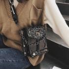 Glitter Chained Crossbody Bag