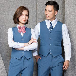 Set: Blazer + Dress Pants + Vest + Shirt