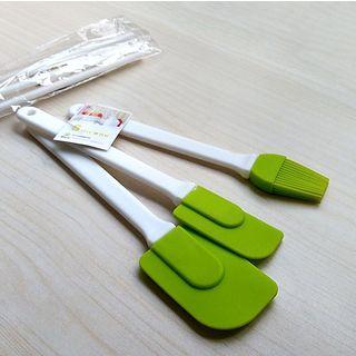 Set: Pastry Brush + Silicone Cream Spatula
