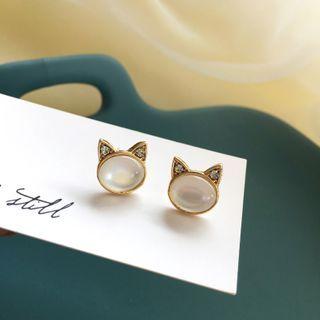 Cat Resin Earring