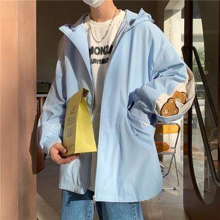 Bear Color Panel Jacket