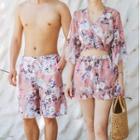 Couple Matching Floral Print Bikini / Cover-up / Swim Shorts / Set