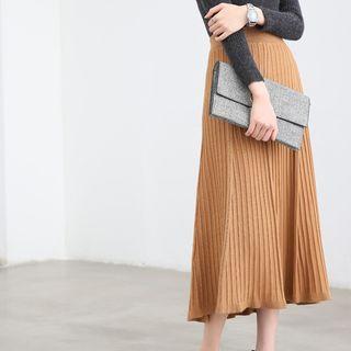 A-line Midi Knit Dress