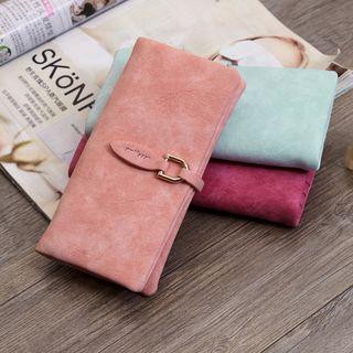 Buttoned Long Wallet
