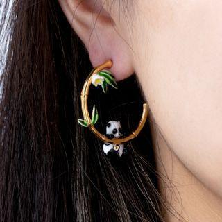 Panda Earring Gold - One Size