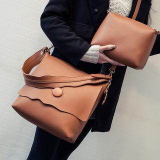 Set : Faux Leather Shoulder Bags
