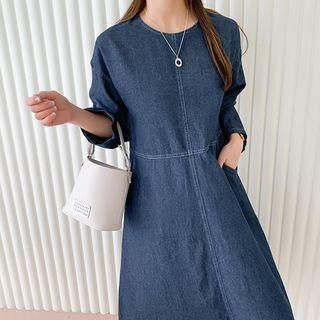 Boxy-fit Long Denim Dress