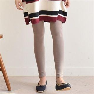 Band-waist Colored Leggings