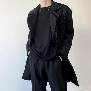 Mock Two Piece Trench Coat