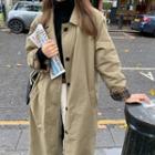 Single Breasted Long Padded Coat