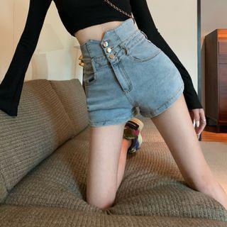 Ultra High-waist Denim Hot Shorts