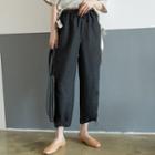 Drawstring-hem Wide Leg Pants