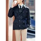Flap-pocket Belted Safari Jacket