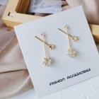 Rhinestone Snowflake Alloy Star Earring