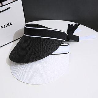 Bow Straw Visor