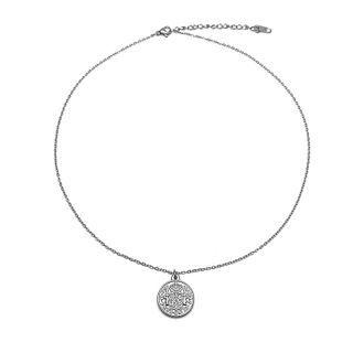 Coin Necklace Silver - 45cm