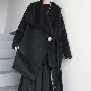 Button-up Asymmetrical Coat